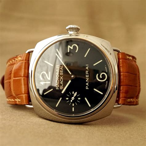 panerai radiomir black seal pam183 stainless steel